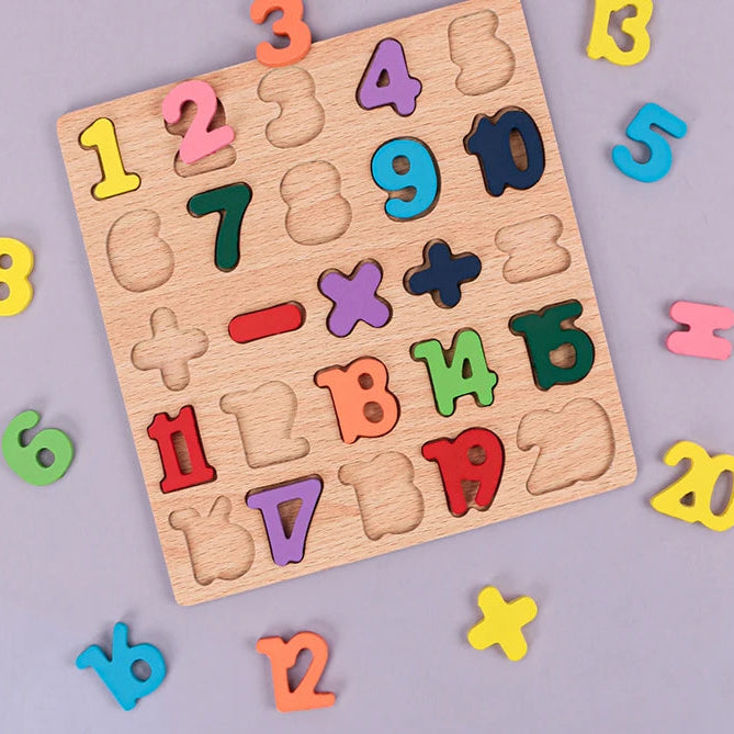 Jouet puzzle bébé partage moment en famille