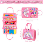 Livre Montessori éducatif et transportable Malette de Licorne - Vignette | Le Poussin Ludique