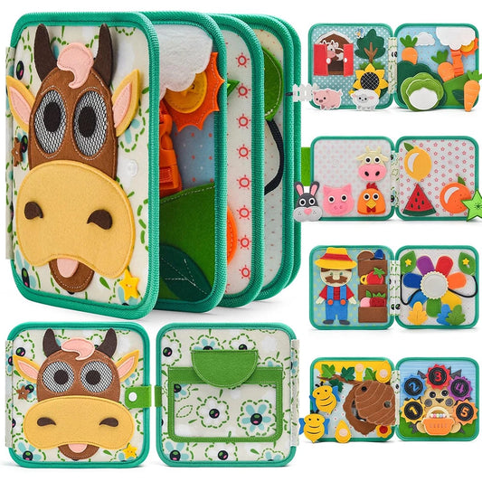 Livre Montessori activité bébé doux et ludique