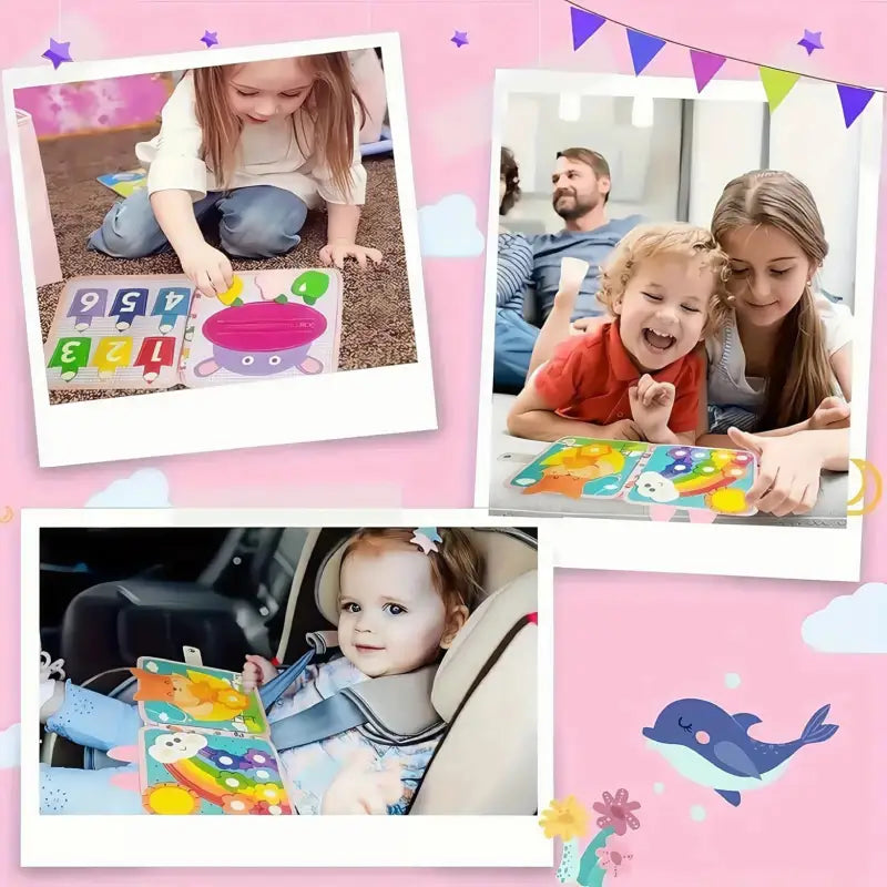 Livre Montessori apprentissage couleurs et textures