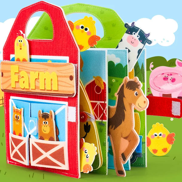 Livre Montessori pour apprentissage des fruits et légumes