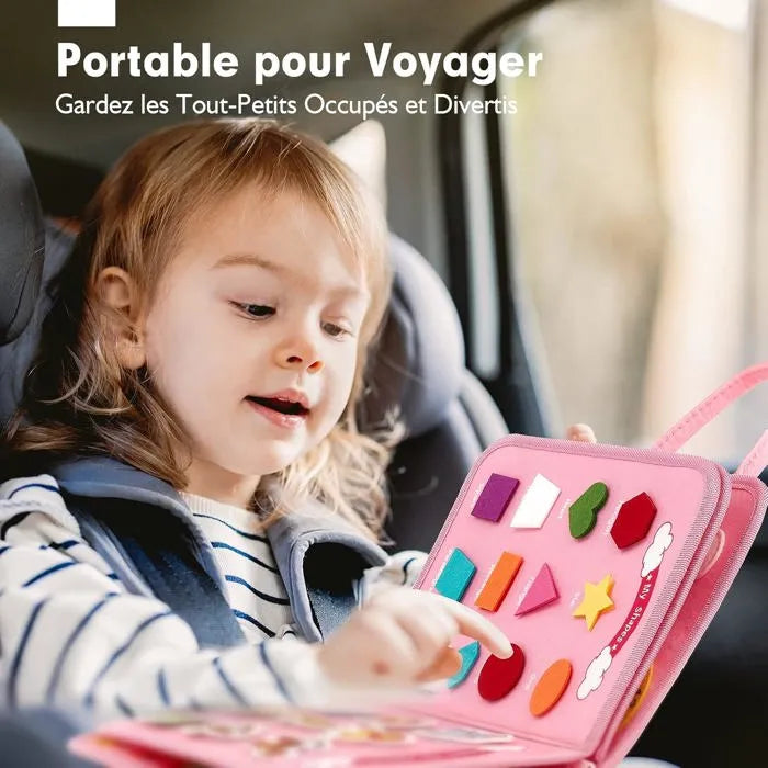 Livre Montessori idéal pour voyages et moments calmes