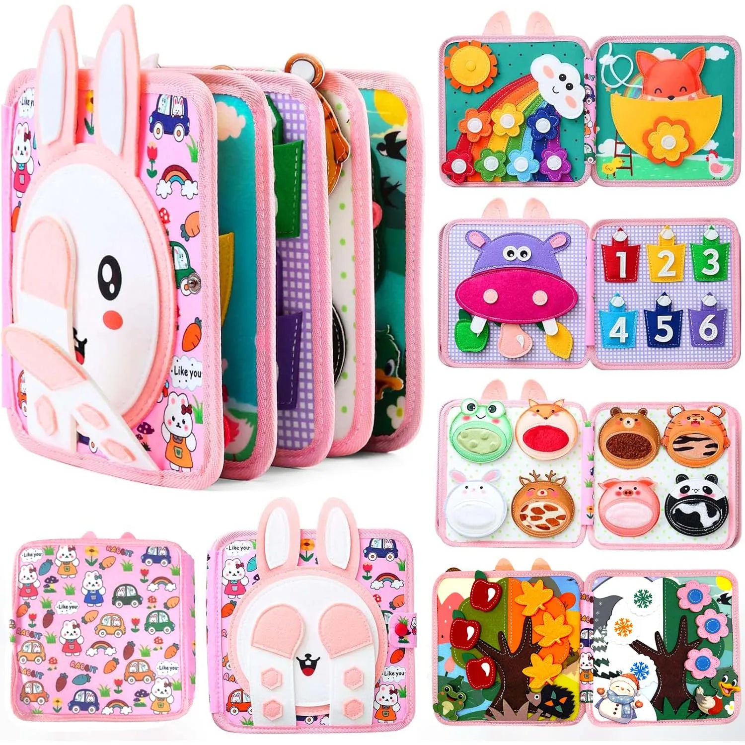 Livre Montessori adapté aux petites mains curieuses