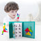 Livre puzzle enfant tangram vert montessori