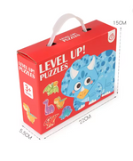 Petite mallette de 6 puzzles pour enfant passionné des dinosaures - Vignette | Le Poussin Ludique