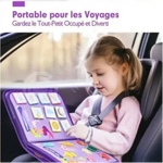 Livre Montessori transportable Malette la Petite Sirène Violette - Vignette | Le Poussin Ludique