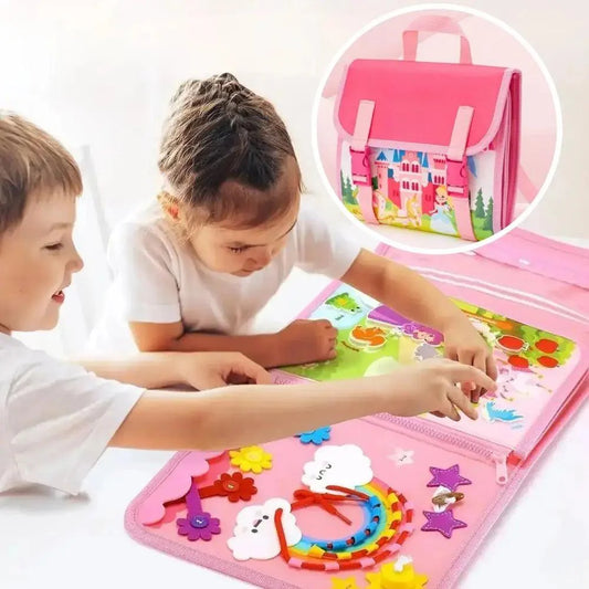 Livre Montessori sac à dos Princesse