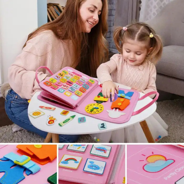 Mallette transportable pour livre Montessori pratique