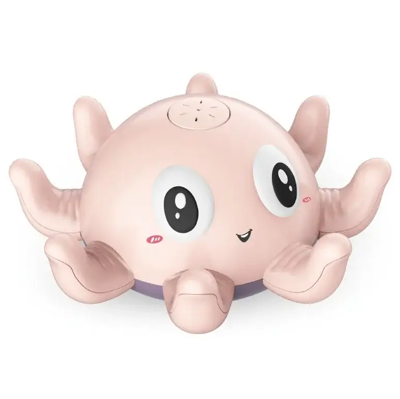 Pieuvre rose jouet de bain lumineuse