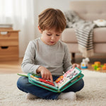 Livre d’activité bébé Montessori avec tête de vache - Vignette | Le Poussin Ludique