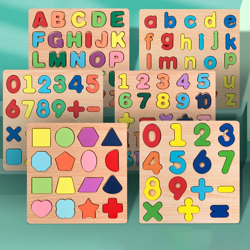 Puzzle bébé apprentissage chiffres et alphabet