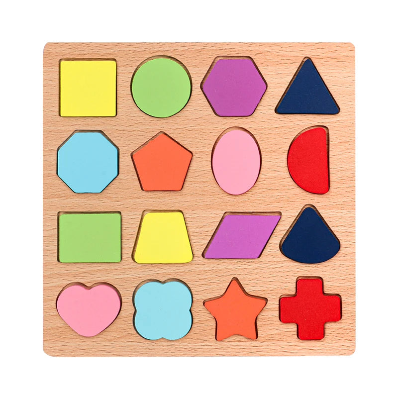 Puzzle bébé couleurs vives pour attirer attention