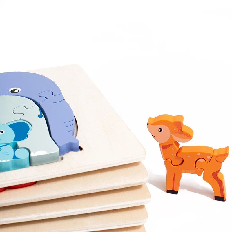 Puzzle enfant bois patience et concentration