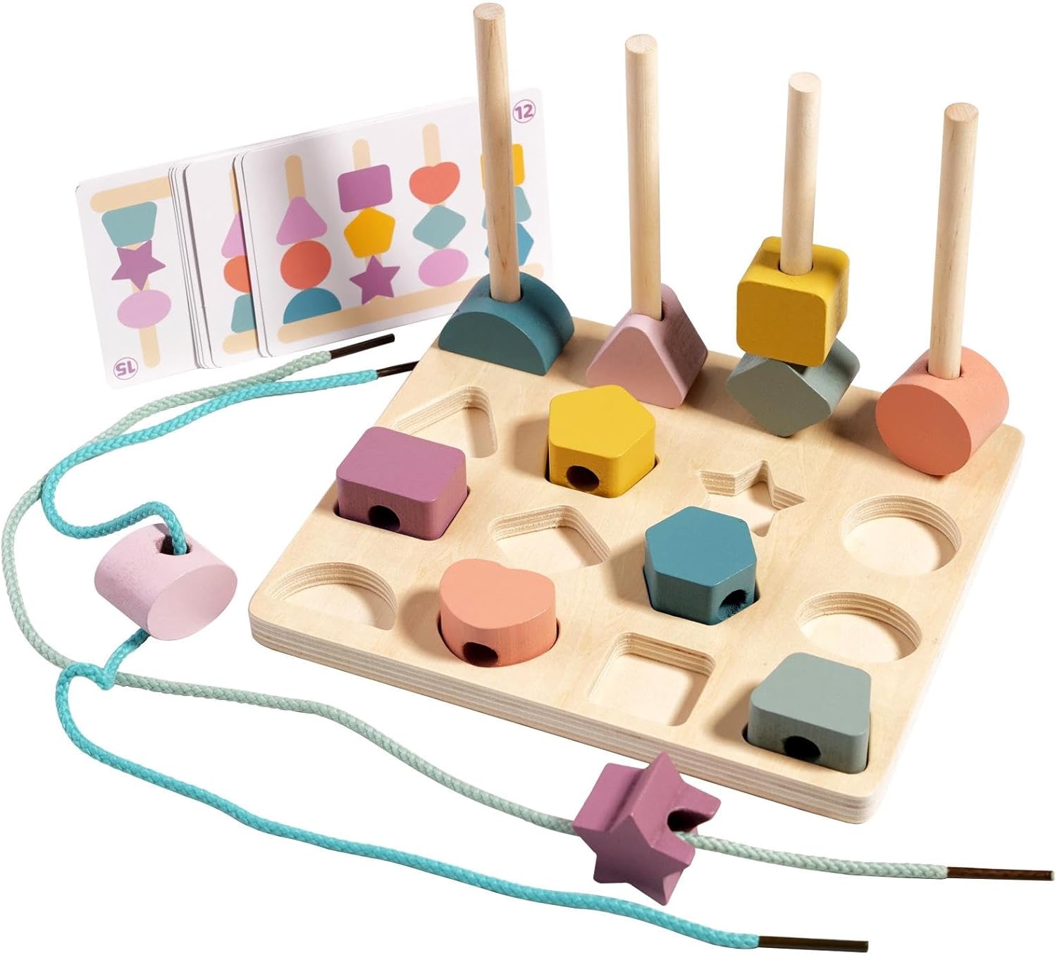 Puzzle enfant en bois pour motricité fine