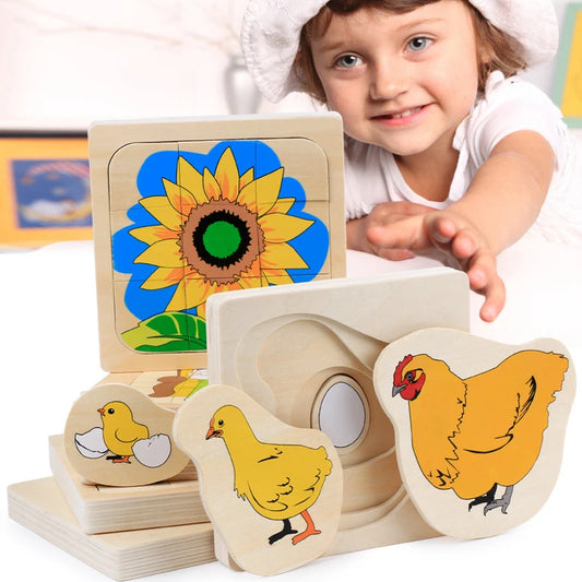 Puzzle enfant pour motricité fine et coordination
