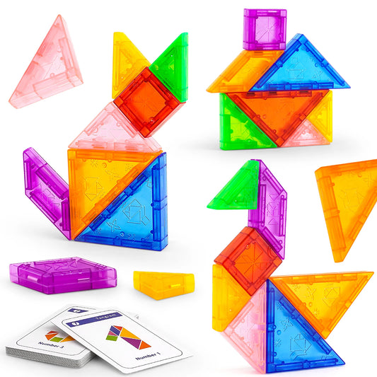 Puzzle enfant tangram magnétique pour créativité
