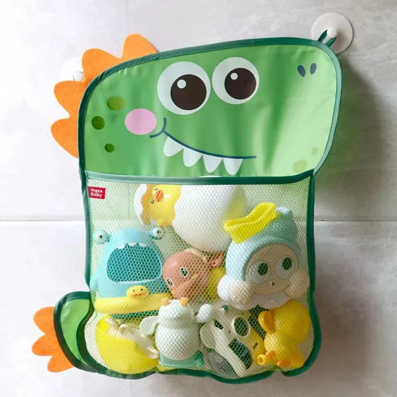 Range jouets bain dinosaure vert ludique