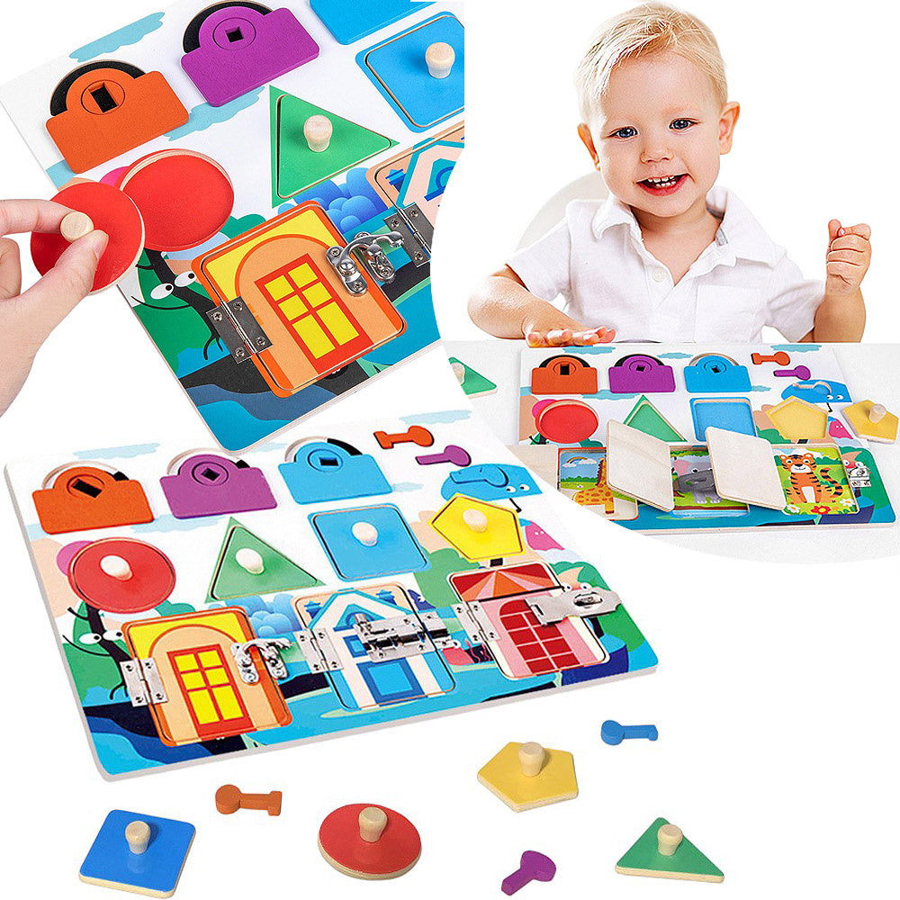 Reconnaissance couleurs et formes busy board