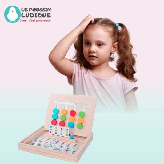 Casse-tête couleurs - Little Brain Teaser™ - Jeu de logique multiples combinaisons - LE POUSSIN LUDIQUE